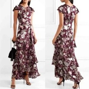 Alice + Olivia Jenny tiered maxi dress
